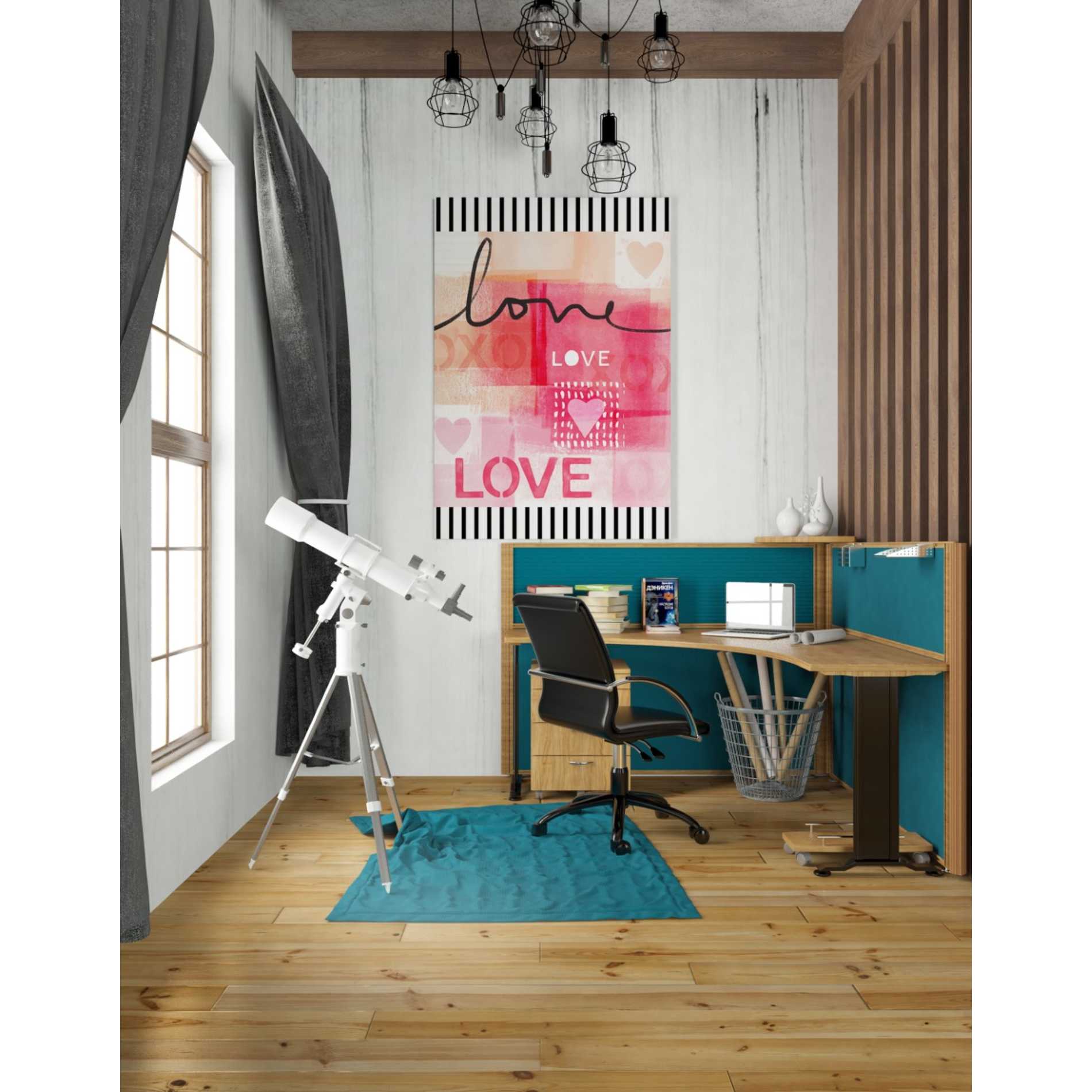 'Love Vertical' by Linda Woods, Canvas Wall Art,26 x 40