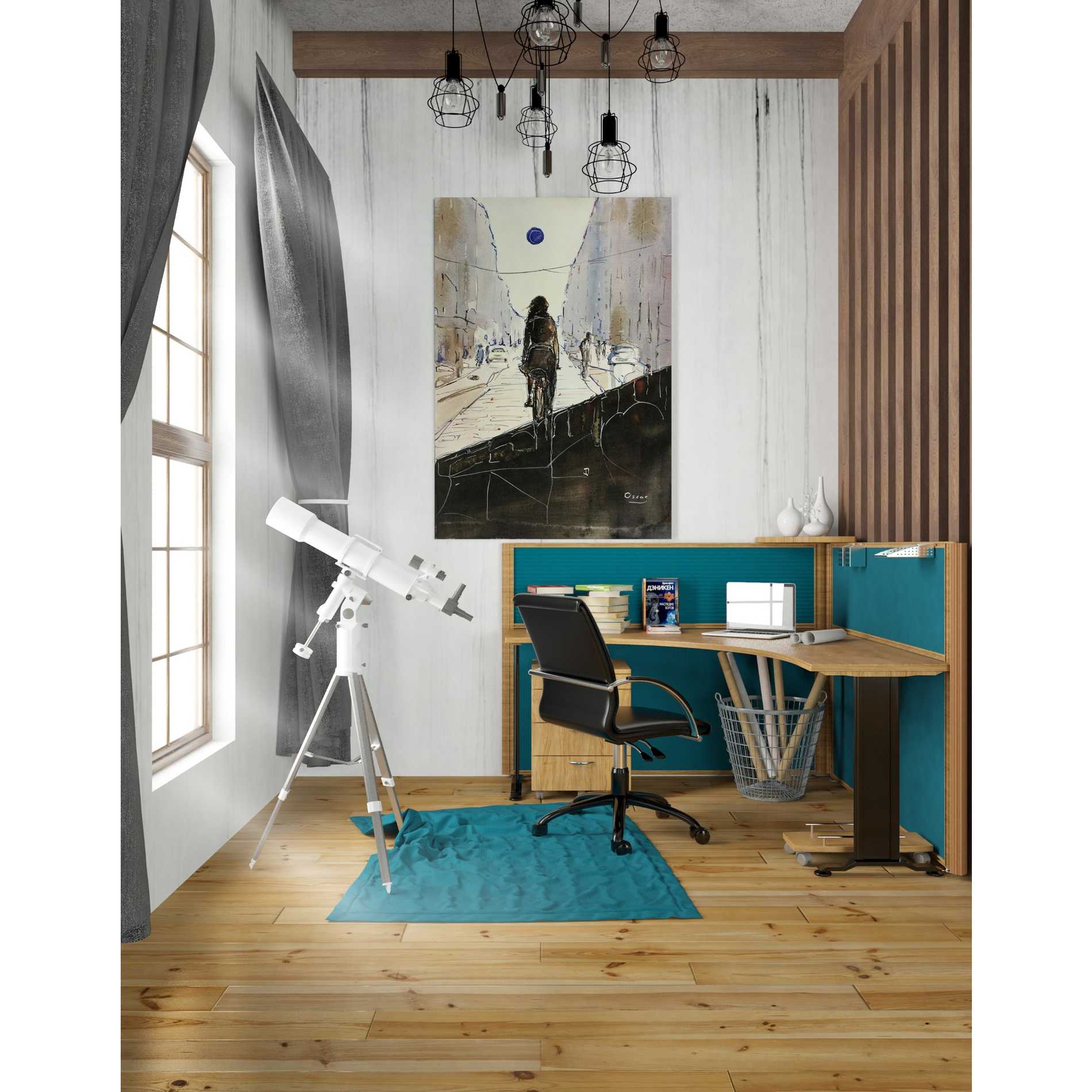 'The Divide' by Oscar Alvarez Pardo, Canvas Wall Art,26 x 40