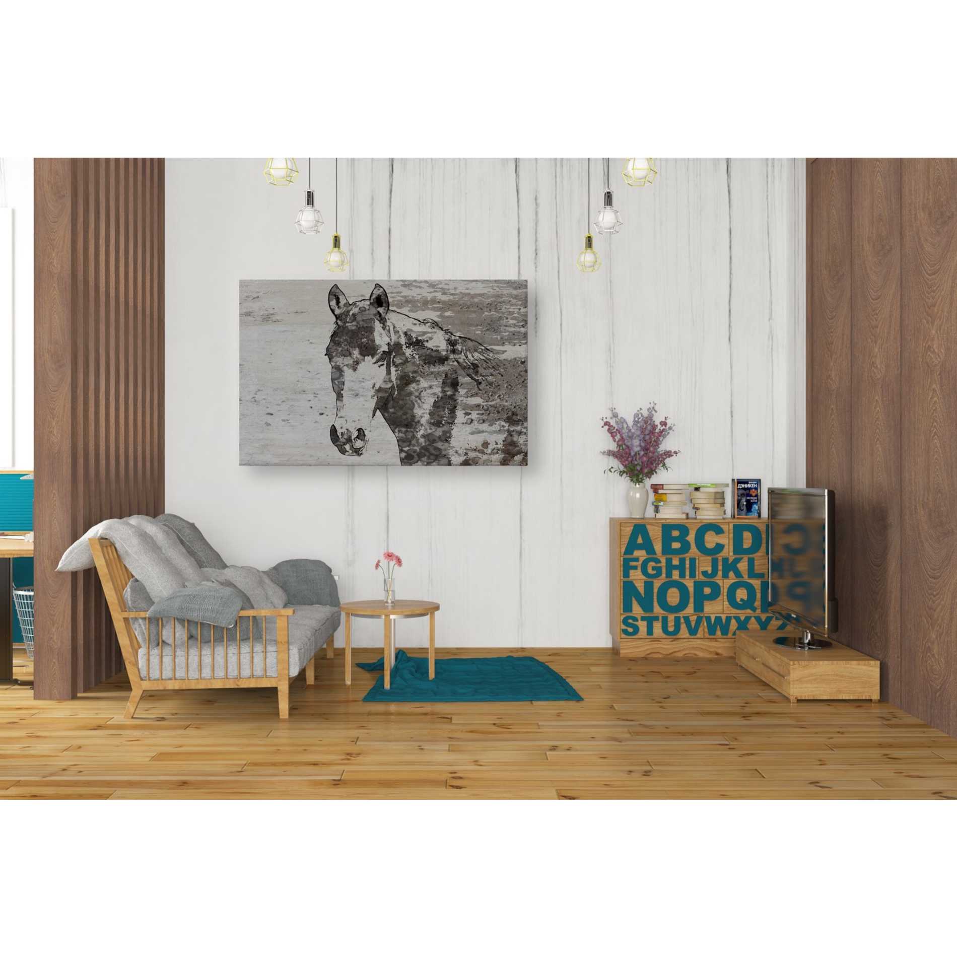 'Portrait of a Horse' by Irena Orlov, Canvas Wall Art,40 x 26