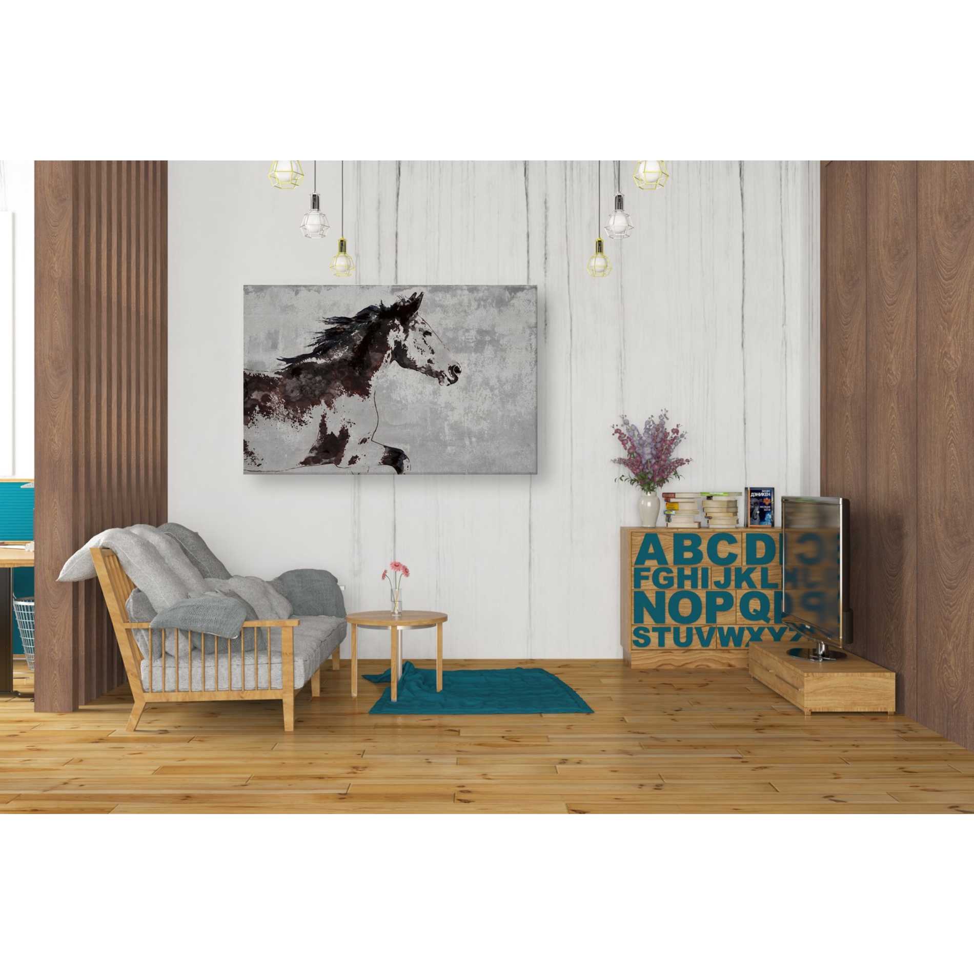 'Horse Race' by Irena Orlov, Canvas Wall Art,40 x 26