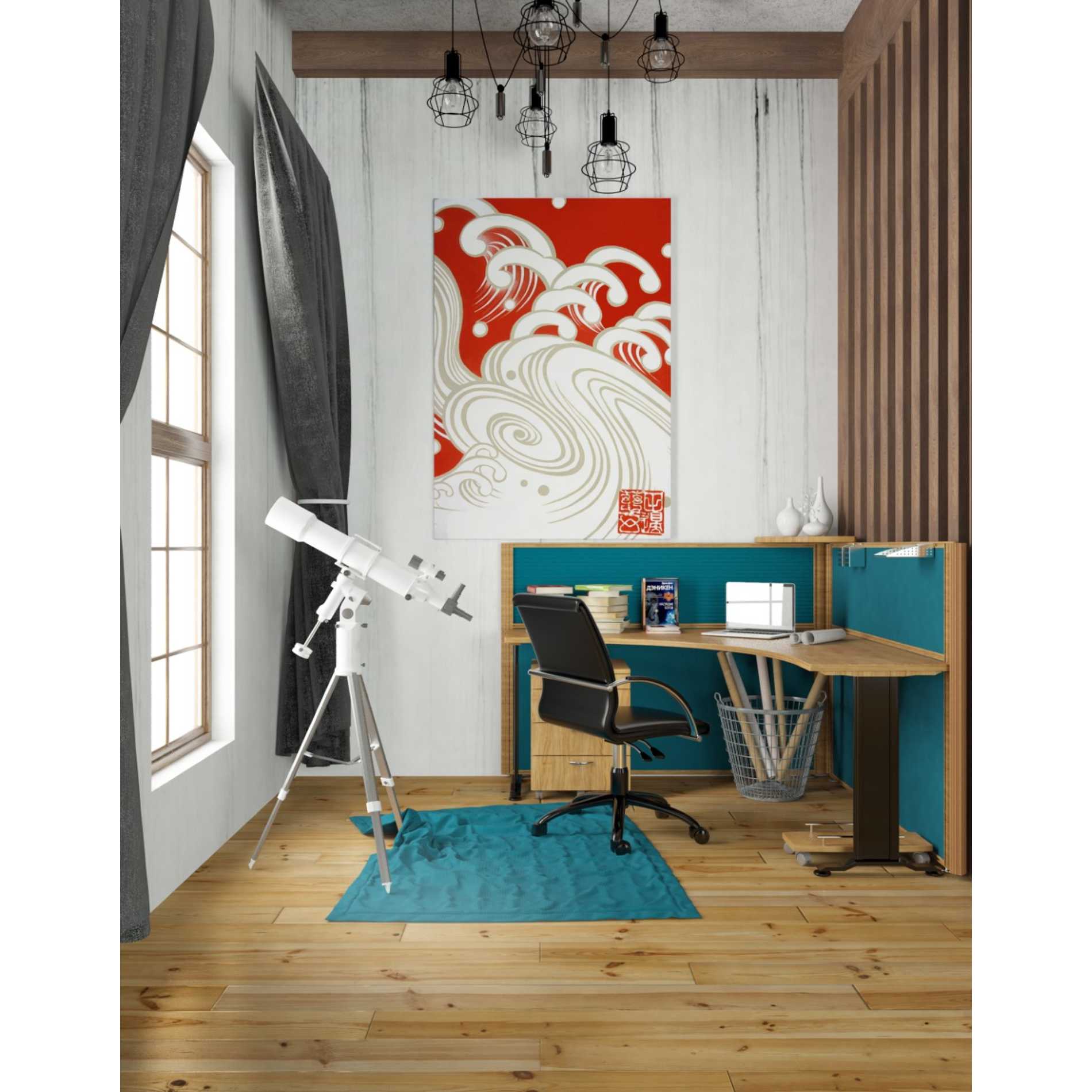 'Wave A' by Zigen Tanabe, Giclee Canvas Wall Art