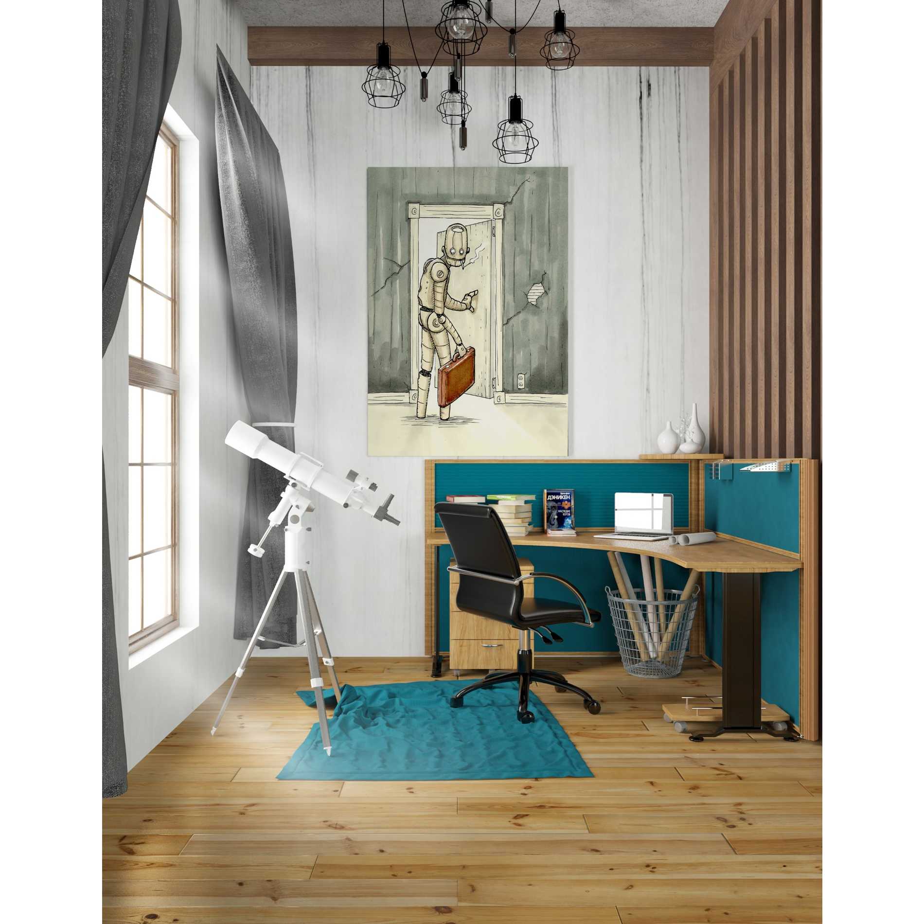 'I'll Be Back' by Craig Snodgrass, Canvas Wall Art,26 x 40