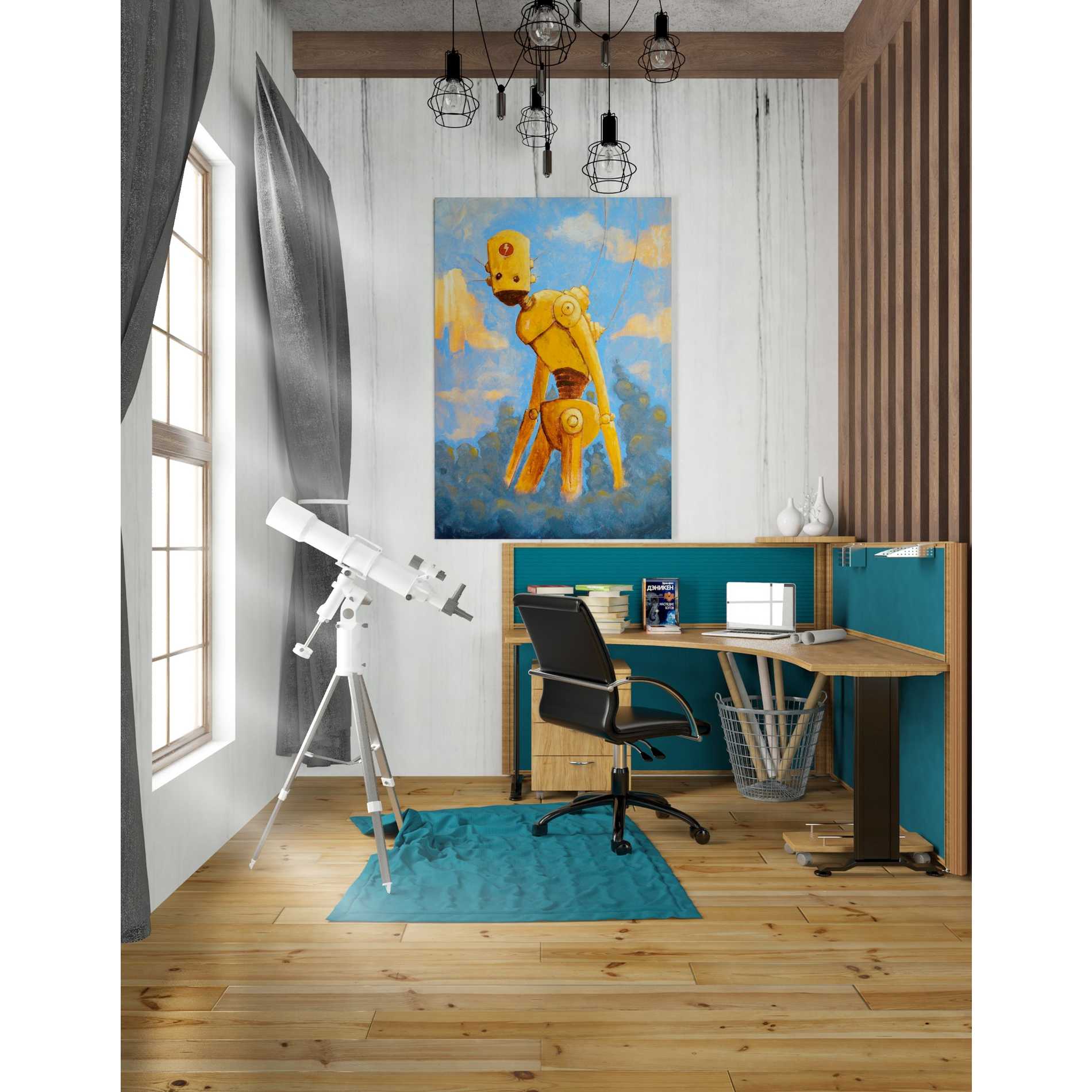 'In The Clouds' by Craig Snodgrass, Canvas Wall Art,26 x 40