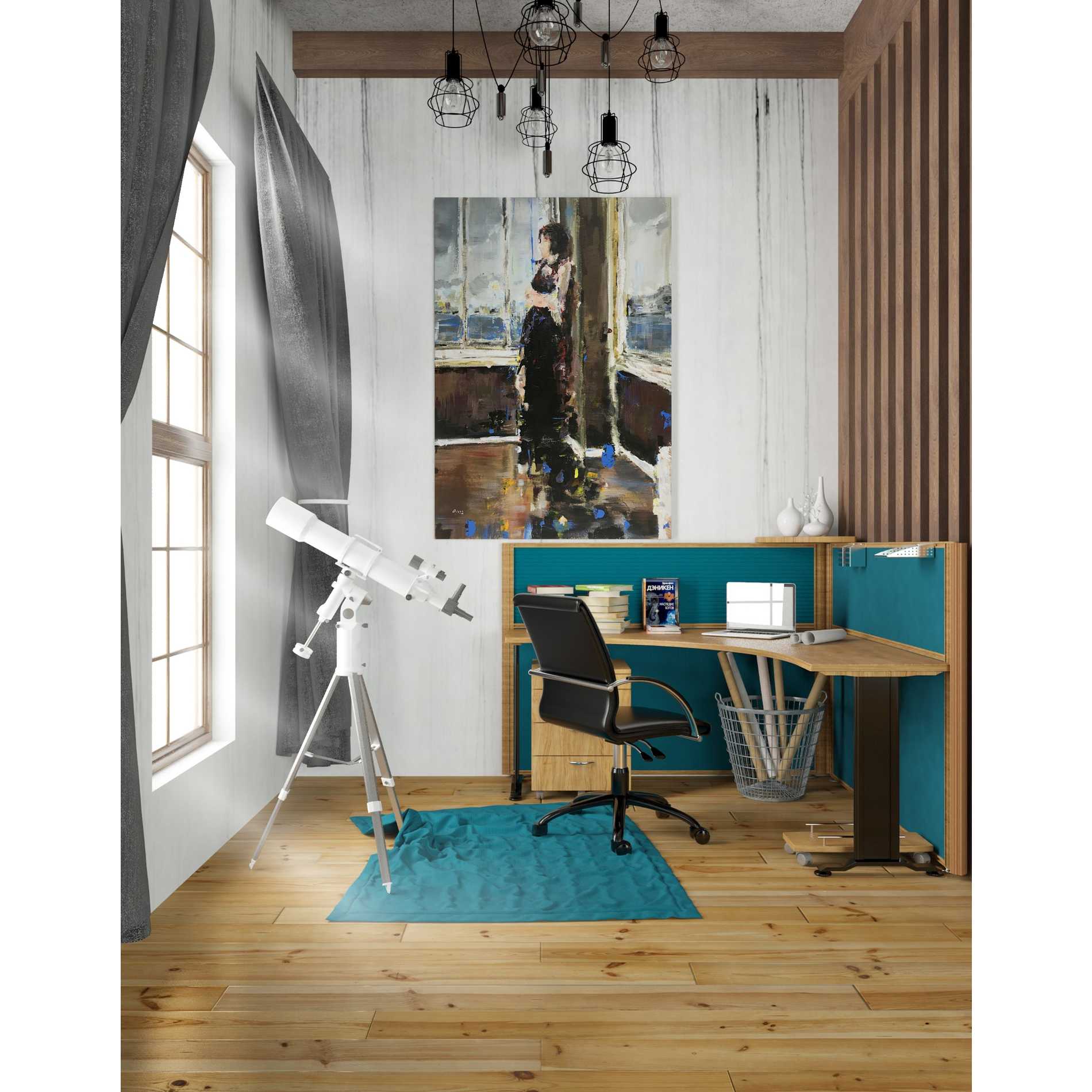 'At The Corner' by Oscar Alvarez Pardo, Canvas Wall Art,26 x 40