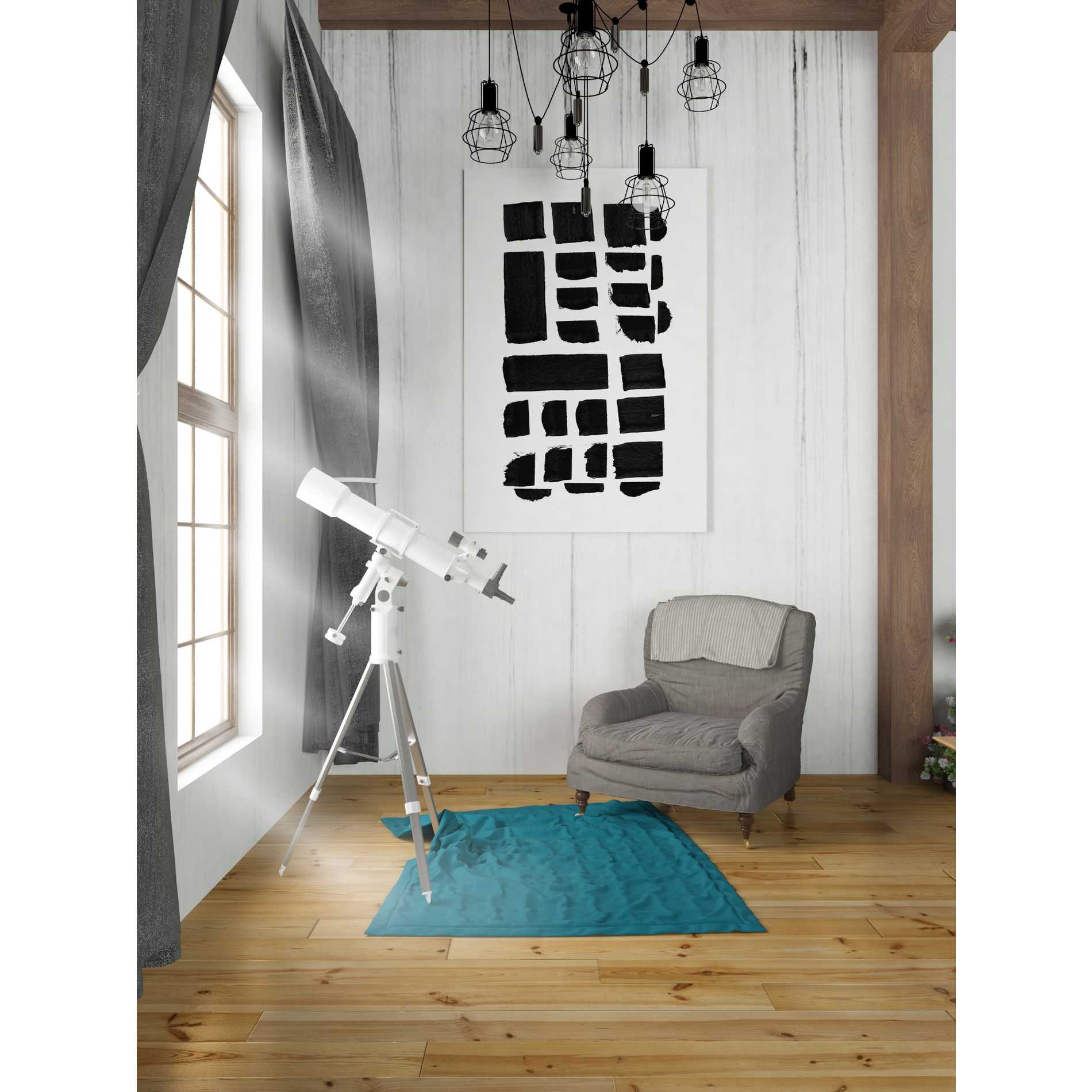 'Black and White Pattern II' by Linda Woods, Canvas Wall Art,26 x 40