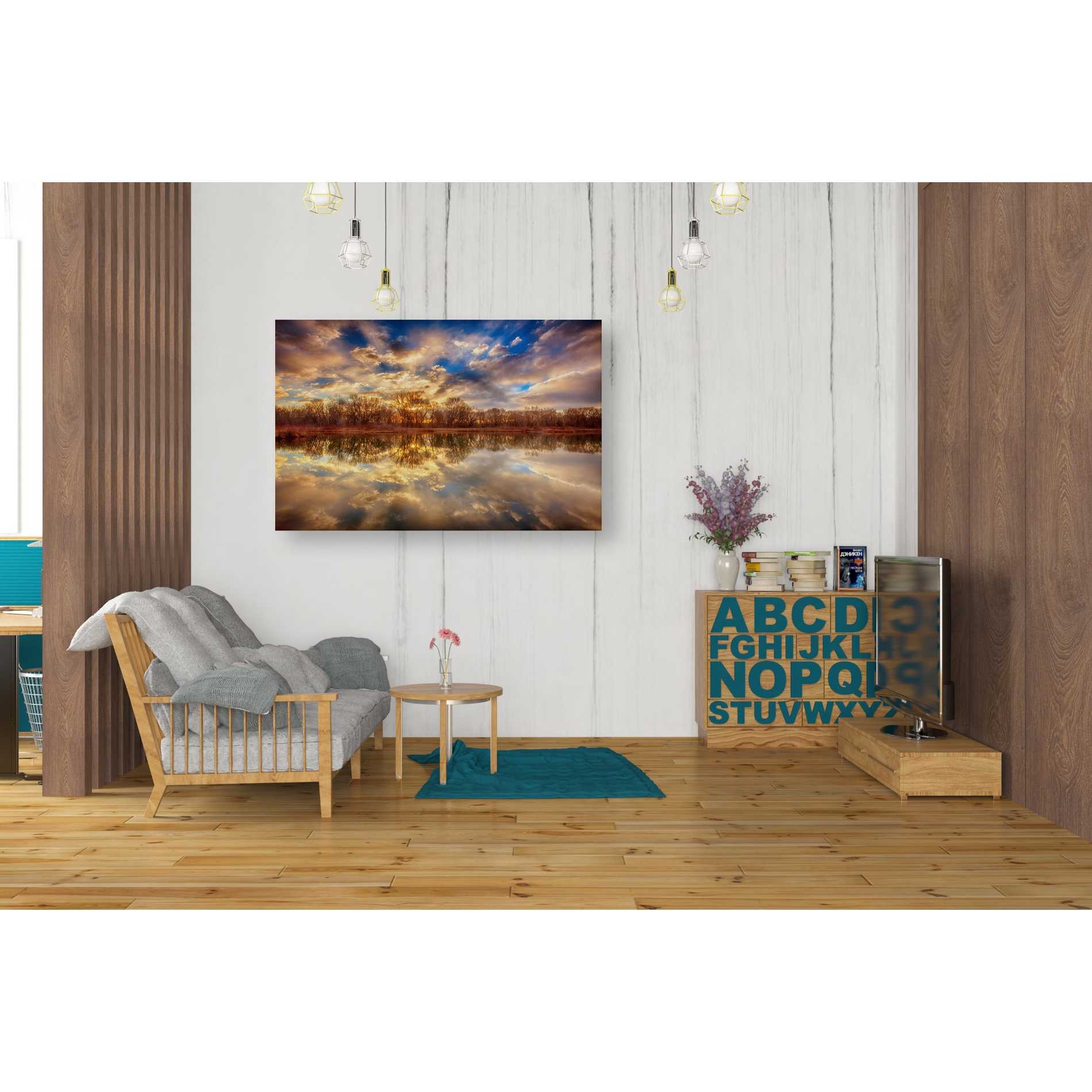 'Chatfield Sunrise' by Darren White, Canvas Wall Art,26 x 40