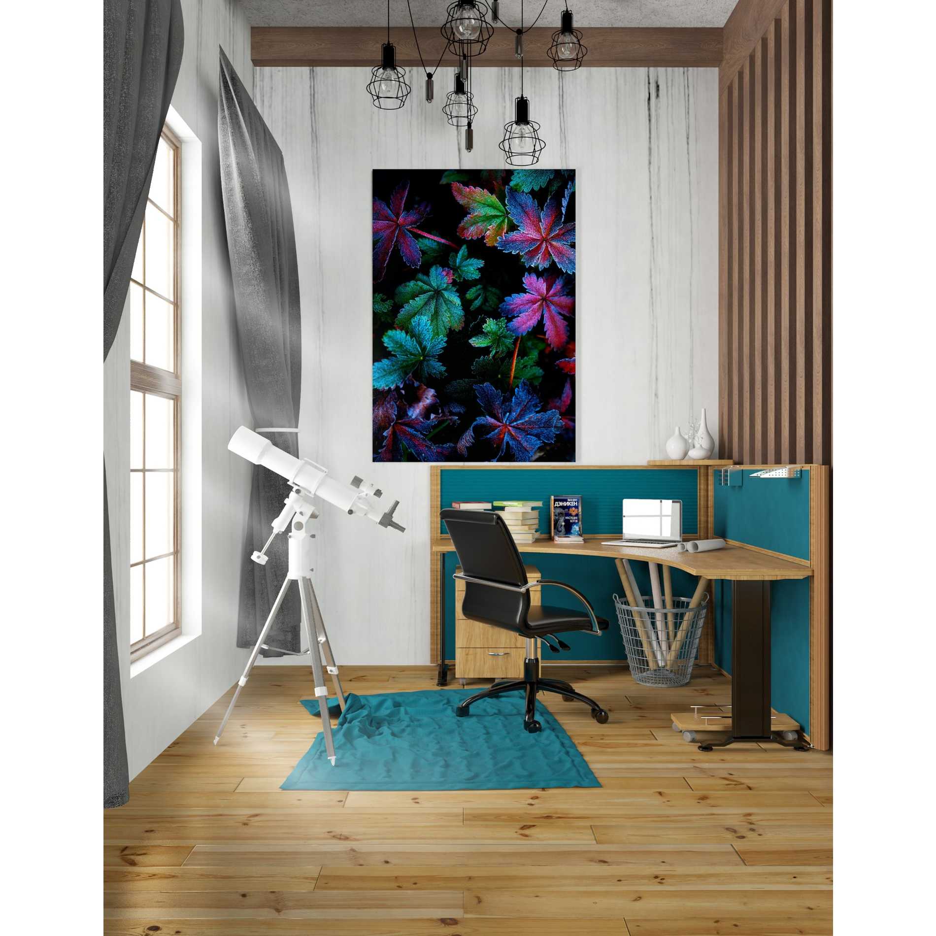 'Frosty Fall' by Darren White, Canvas Wall Art,26 x 40