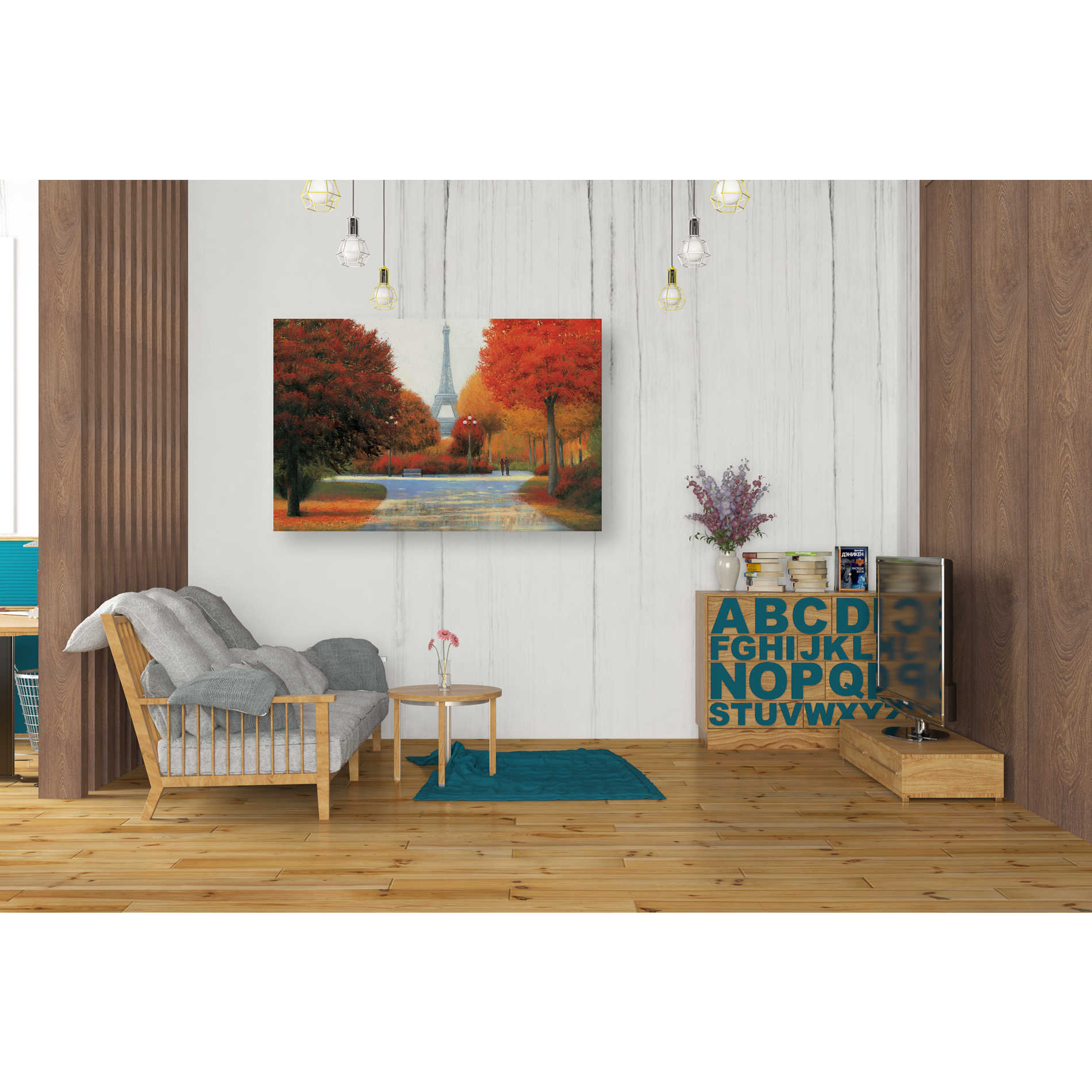 'Paris' by James Wiens, Canvas Wall Art,26 x 40