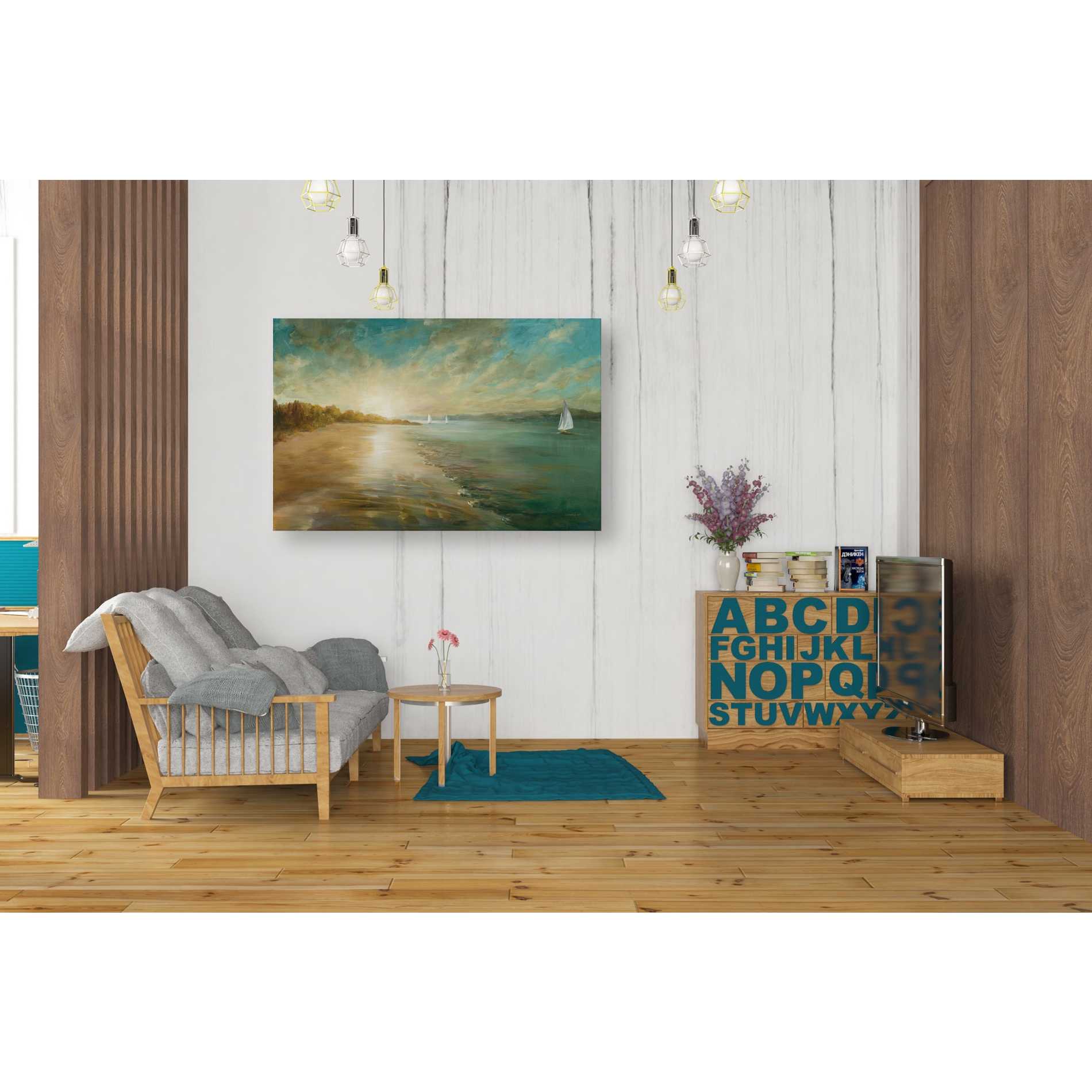 'Coastal Glow' by Danhui Nai, Canvas Wall Art,26 x 40