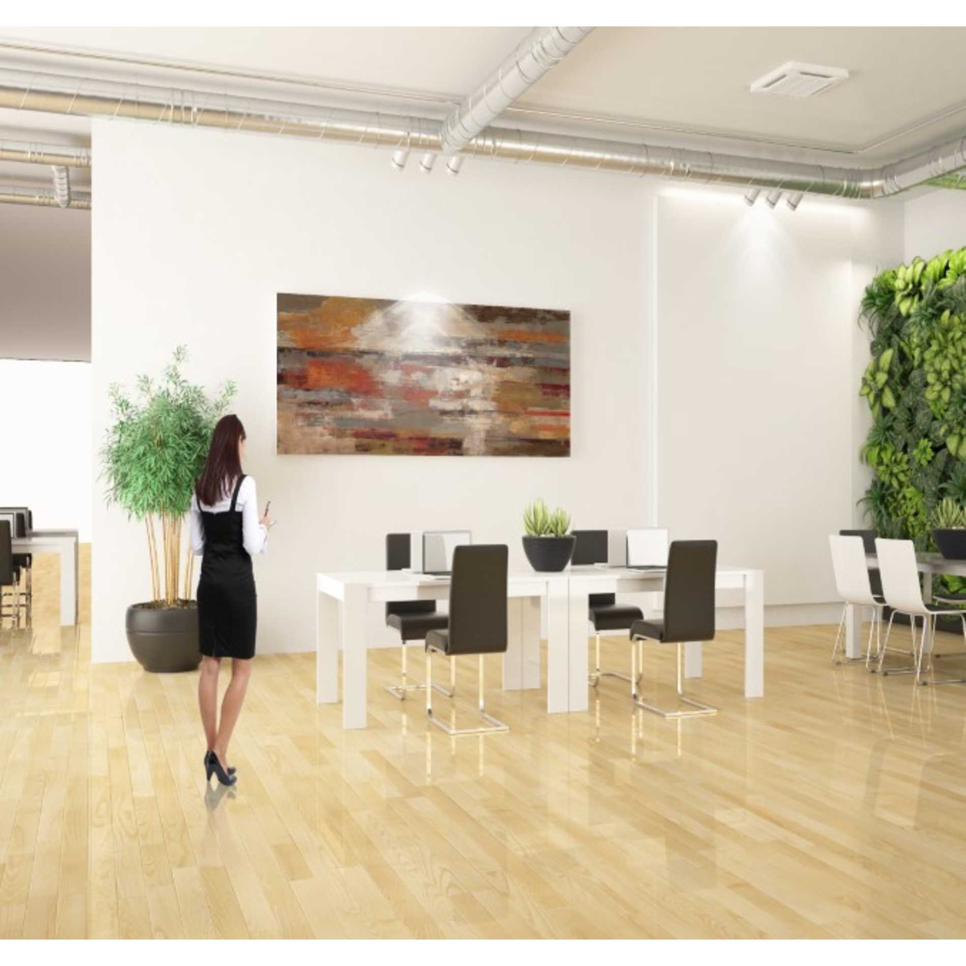 'Painted Desert Landscape' by Silvia Vassileva, Canvas Wall Art,30 x 60