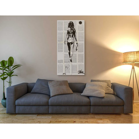 Image of 'Beachcomber' by Loui Jover, Canvas Wall Art,30 x 60