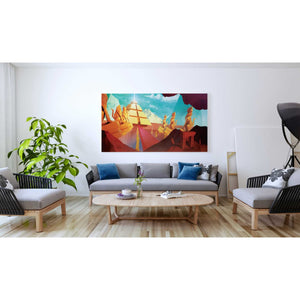 'Low Poly Pyramid' by Jonathan Lam, Giclee Canvas Wall Art