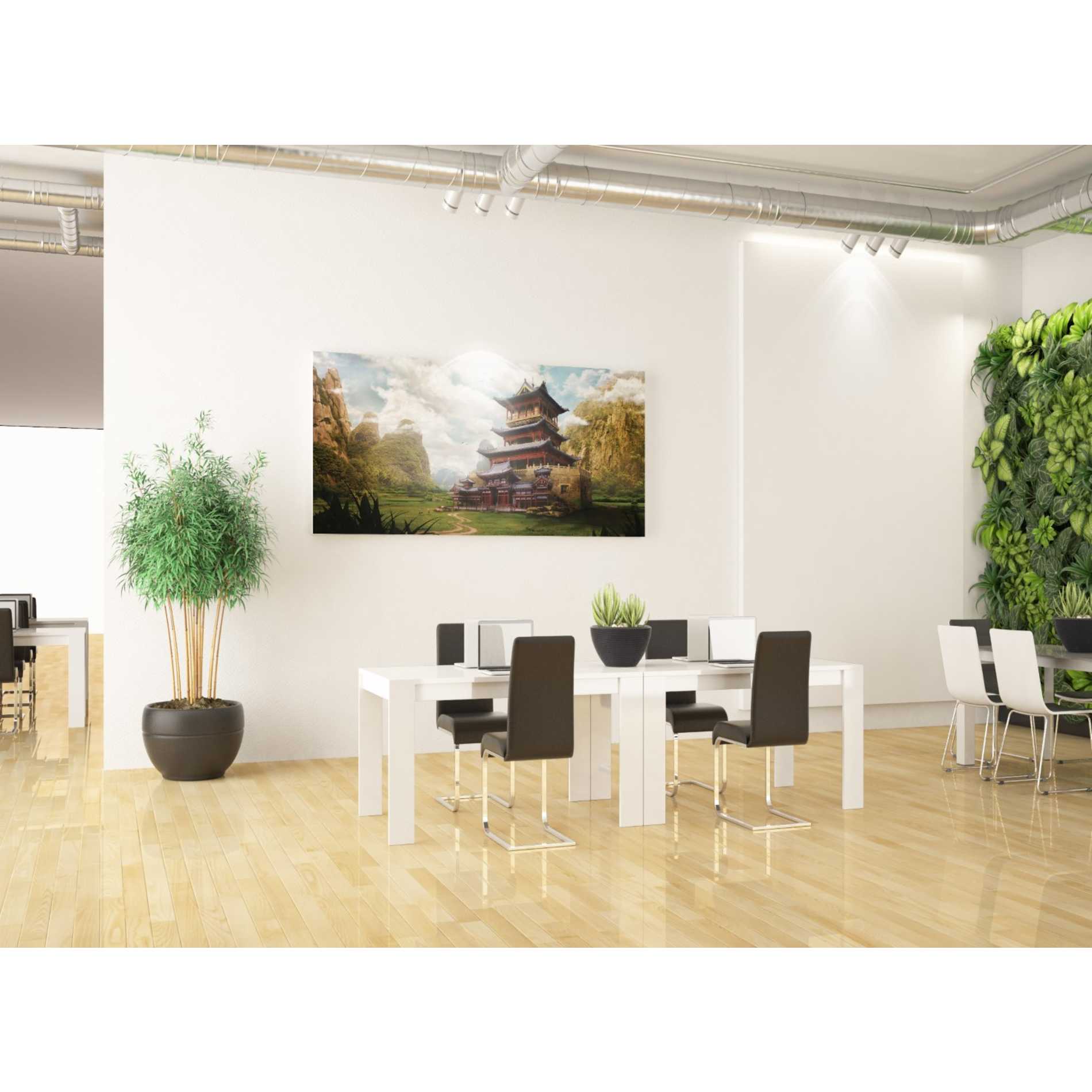 'Hidden Temple' by Jonathan Lam, Giclee Canvas Wall Art