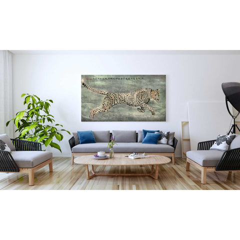 Image of 'Runs With Awesome Speed' by River Han, Canvas Wall Art,30 x 60