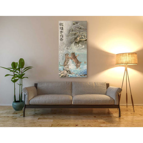 Image of 'Fly Like a Dragon, Jump Like a Tiger' by River Han, Canvas Wall Art,30 x 60