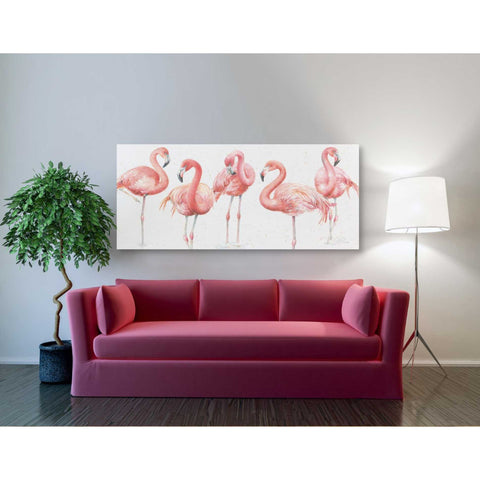 Image of 'Gracefully Pink VIII' by Lisa Audit, Canvas Wall Art,30 x 60