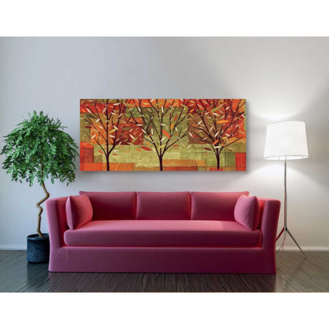 Image of 'Watercolor Forest II' by Veronique Charron, Canvas Wall Art,60 x 30
