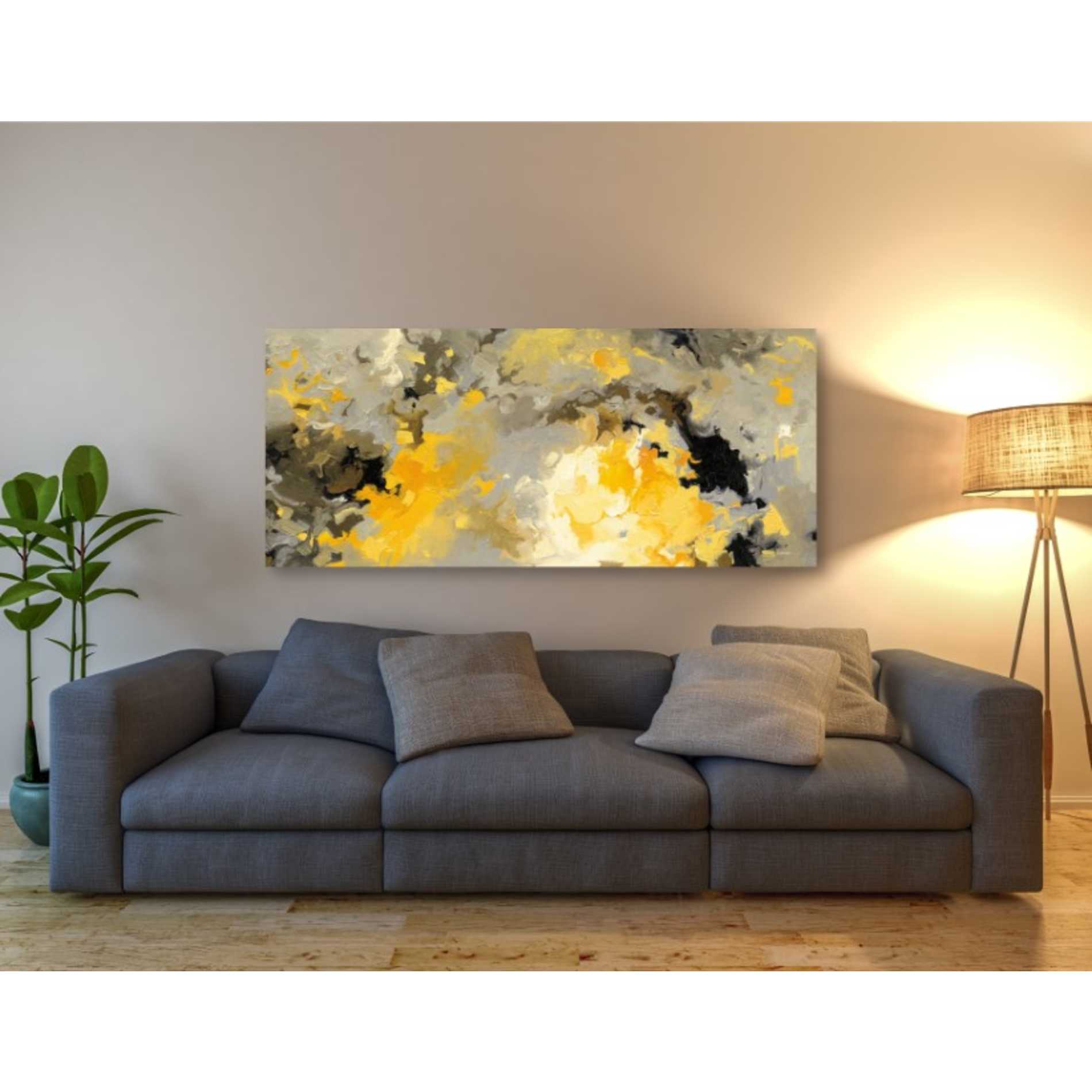 'Star Cloud' by Shirley Novak, Canvas Wall Art,60 x 30