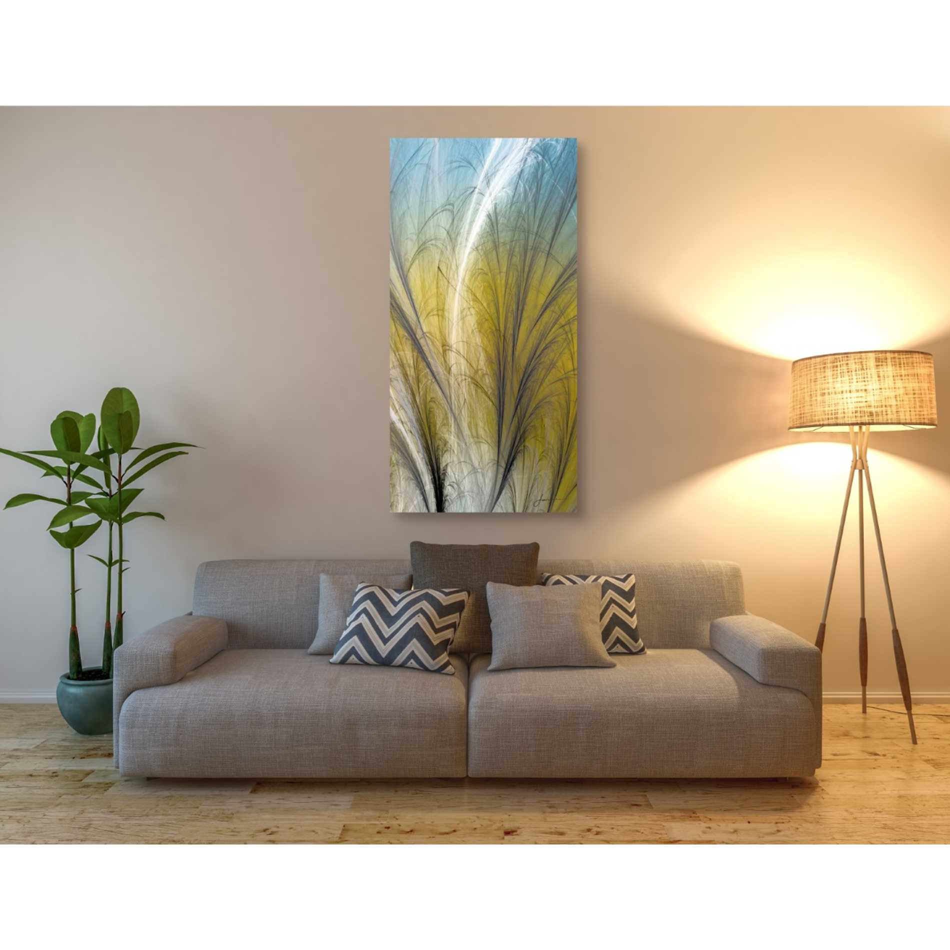 'Fountain Grass III' by James Burghardt Giclee Canvas Wall Art