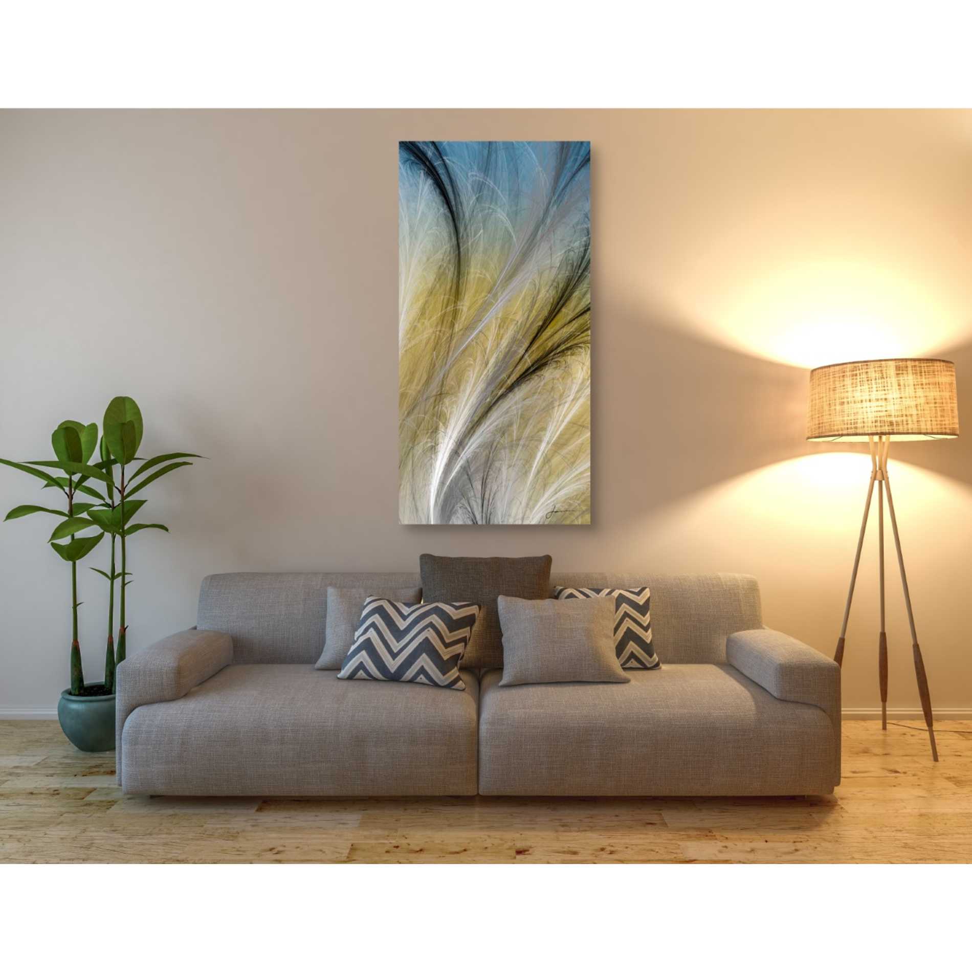 'Fountain Grass IV' by James Burghardt Giclee Canvas Wall Art