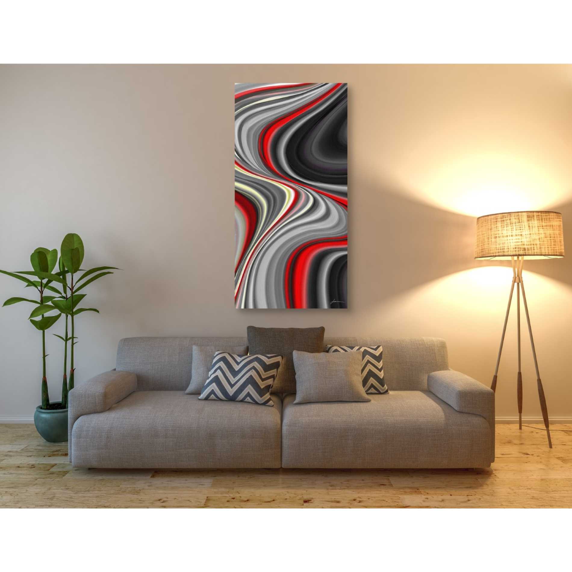 'Smoke Screen I' by James Burghardt Giclee Canvas Wall Art