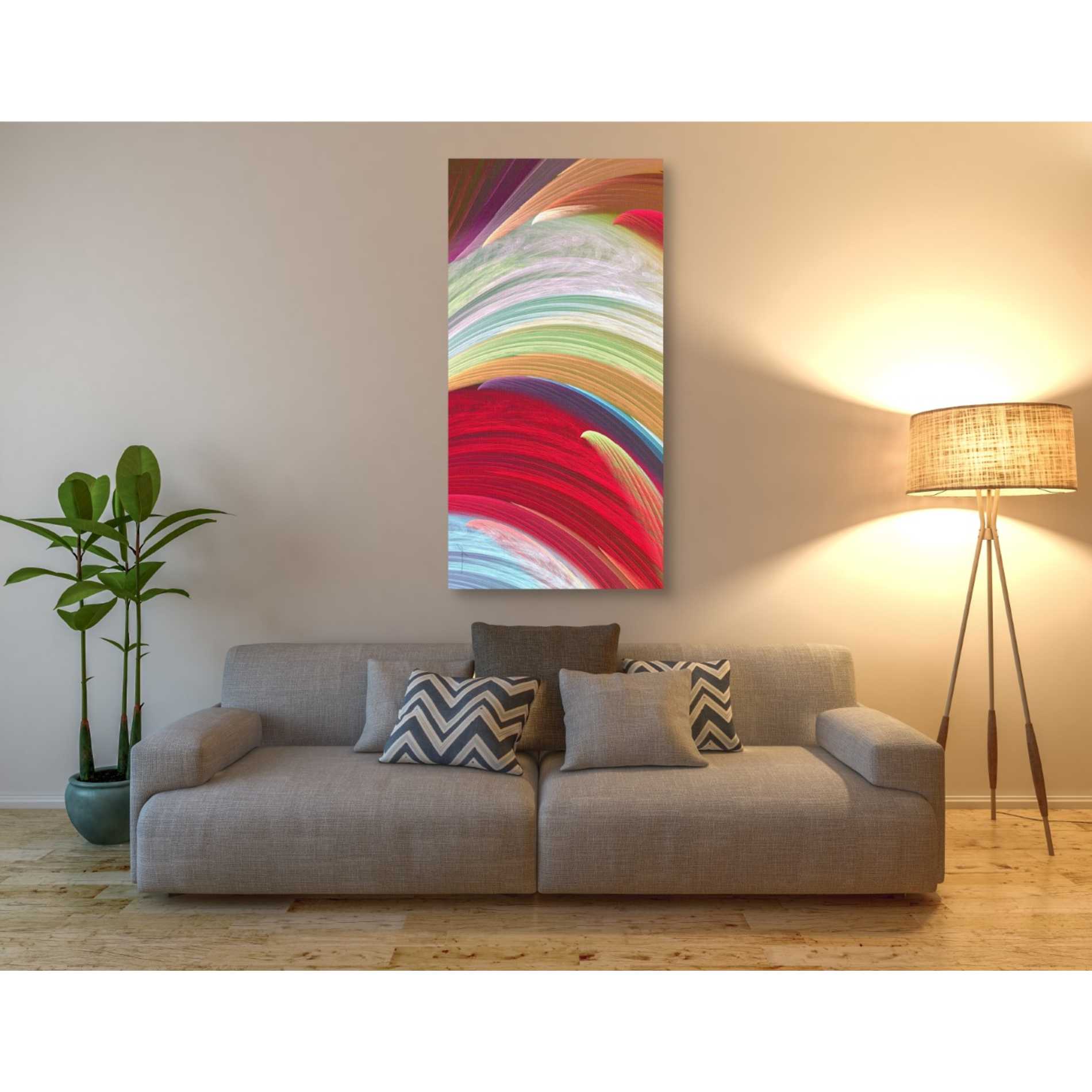 'Wind Waves I' by James Burghardt Giclee Canvas Wall Art