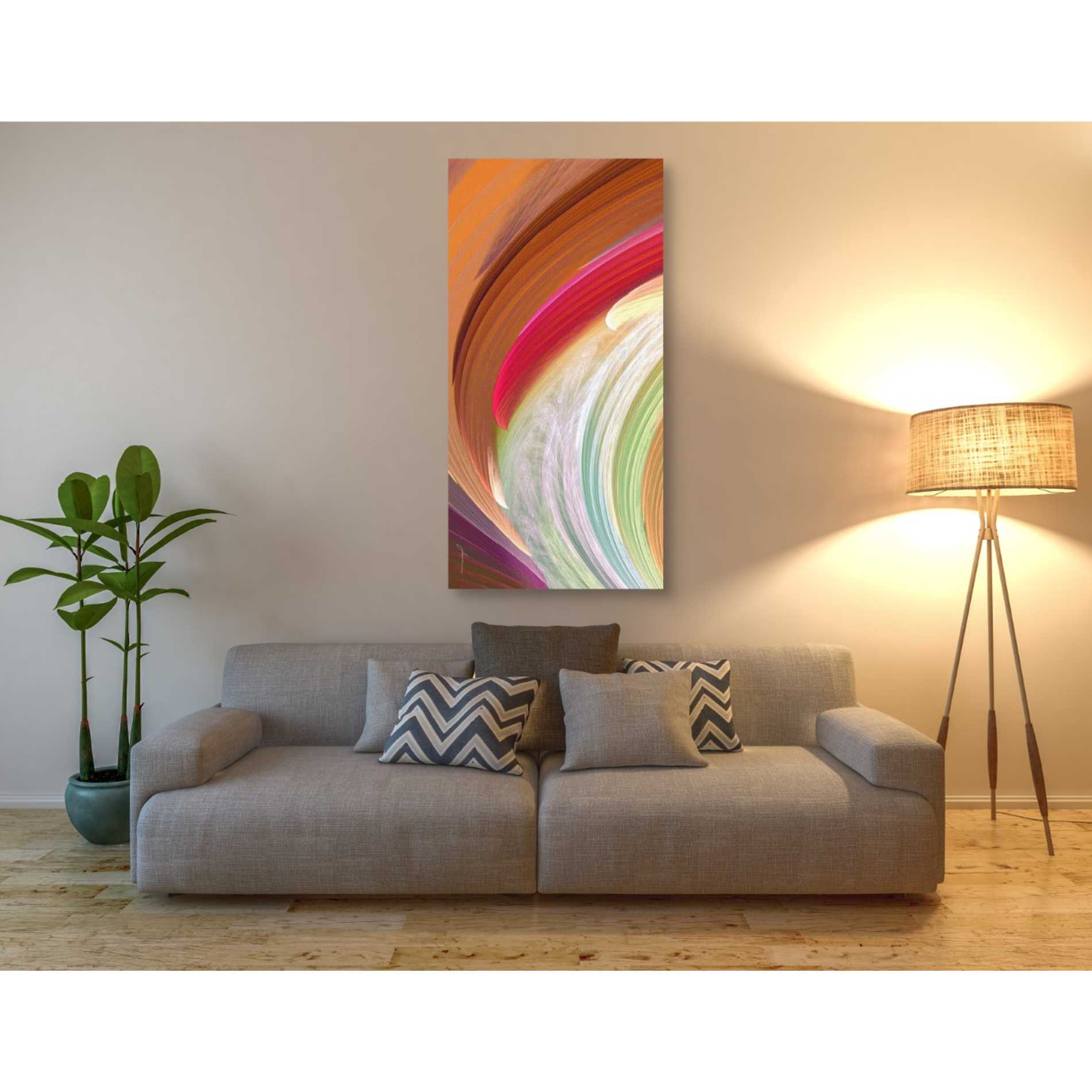'Wind Waves II' by James Burghardt Giclee Canvas Wall Art