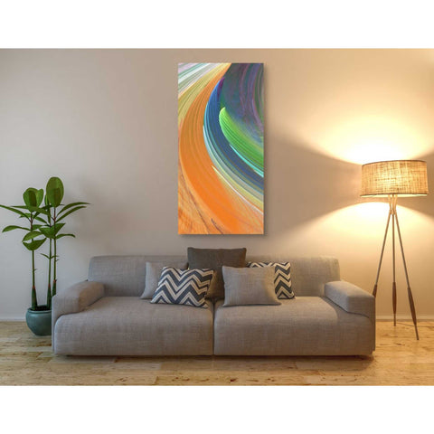 Image of 'Wind Waves IV' by James Burghardt, Canvas Wall Art,30 x 60