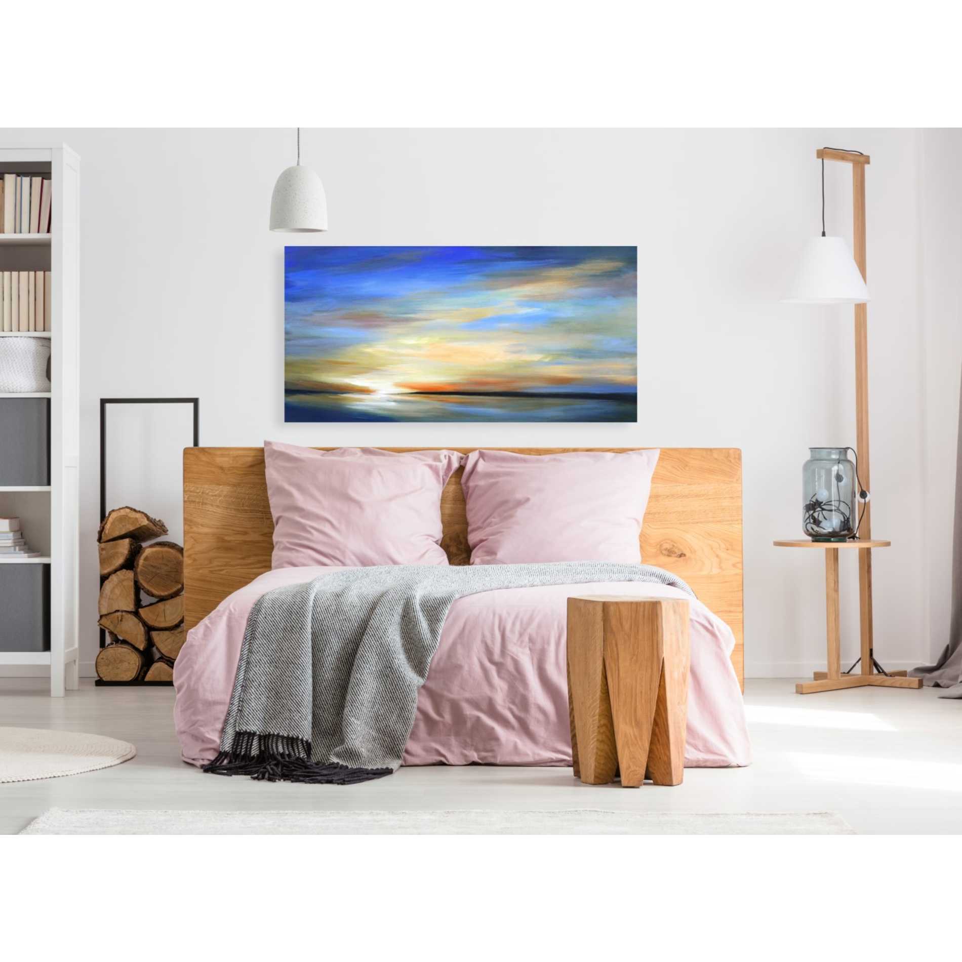 'April Sky II' by Sheila Finch Giclee Canvas Wall Art