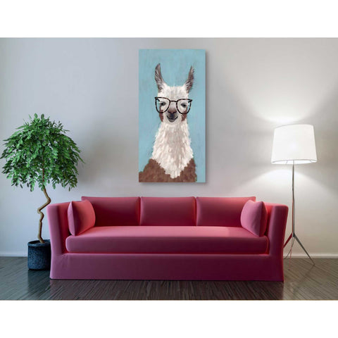 Image of 'Llama Specs I' by Victoria Borges Canvas Wall Art,30 x 60