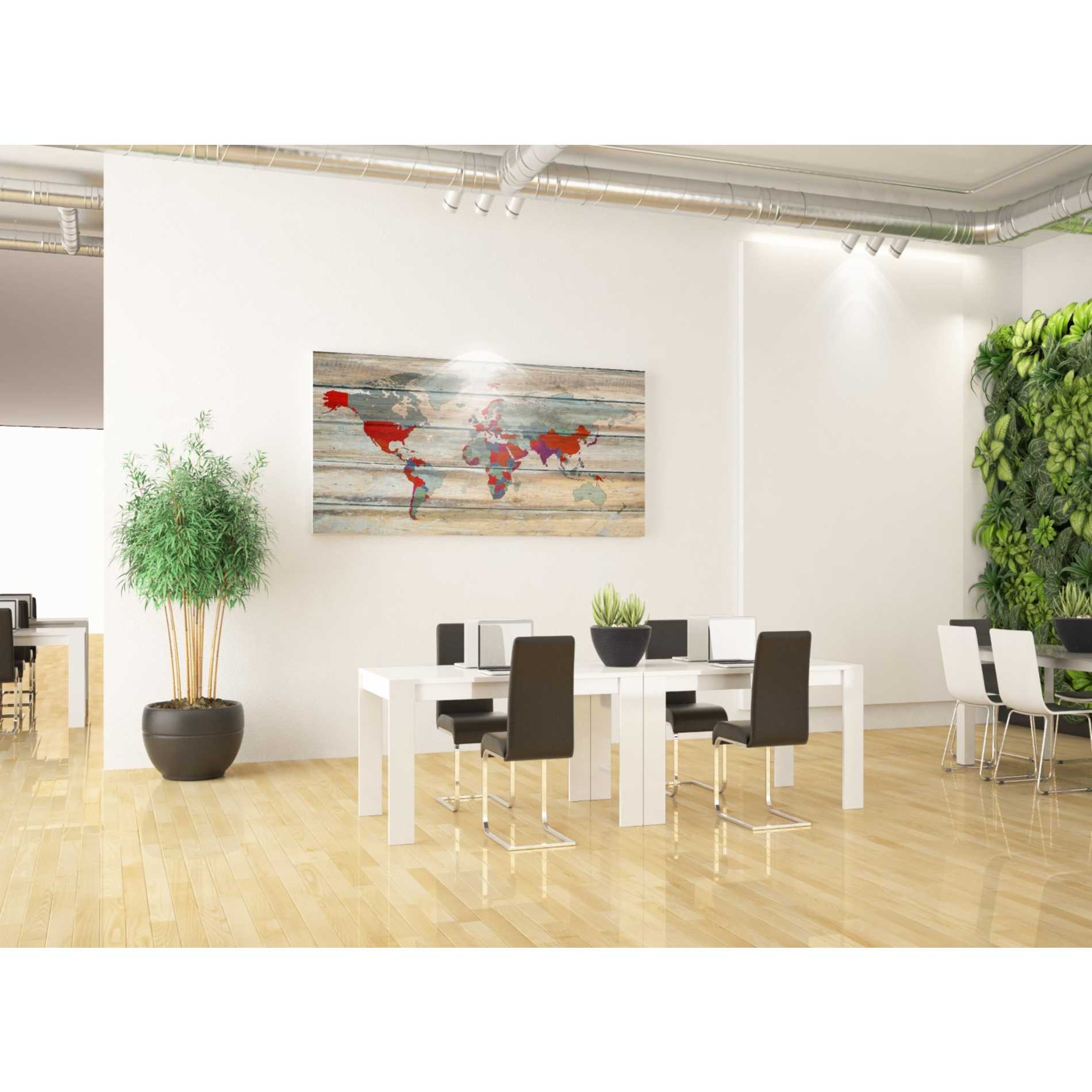 'World Map IV' by Irena Orlov, Canvas Wall Art,60 x 30