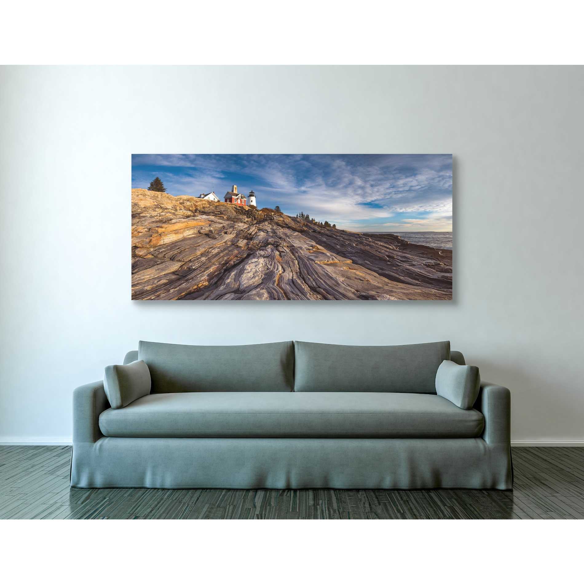 'Pemaquid Point' by Darren White, Canvas Wall Art,30 x 60