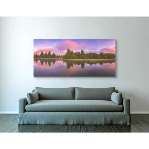 Image of 'Snake River Sunrise' by Darren White, Canvas Wall Art,30 x 60