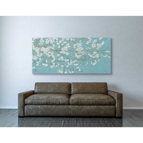 Image of 'April Breeze I TEAL' by James Wiens, Canvas Wall Art,30 x 60