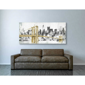 'New York Skyline I Yellow Bridge' by Avery Tillmon, Canvas Wall Art,30 x 60
