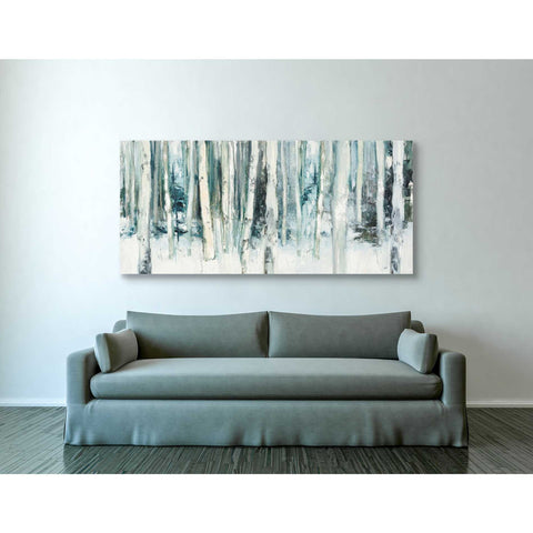 Image of 'Winter Woods III Light Trees' by Julia Purinton, Canvas Wall Art,30 x 60