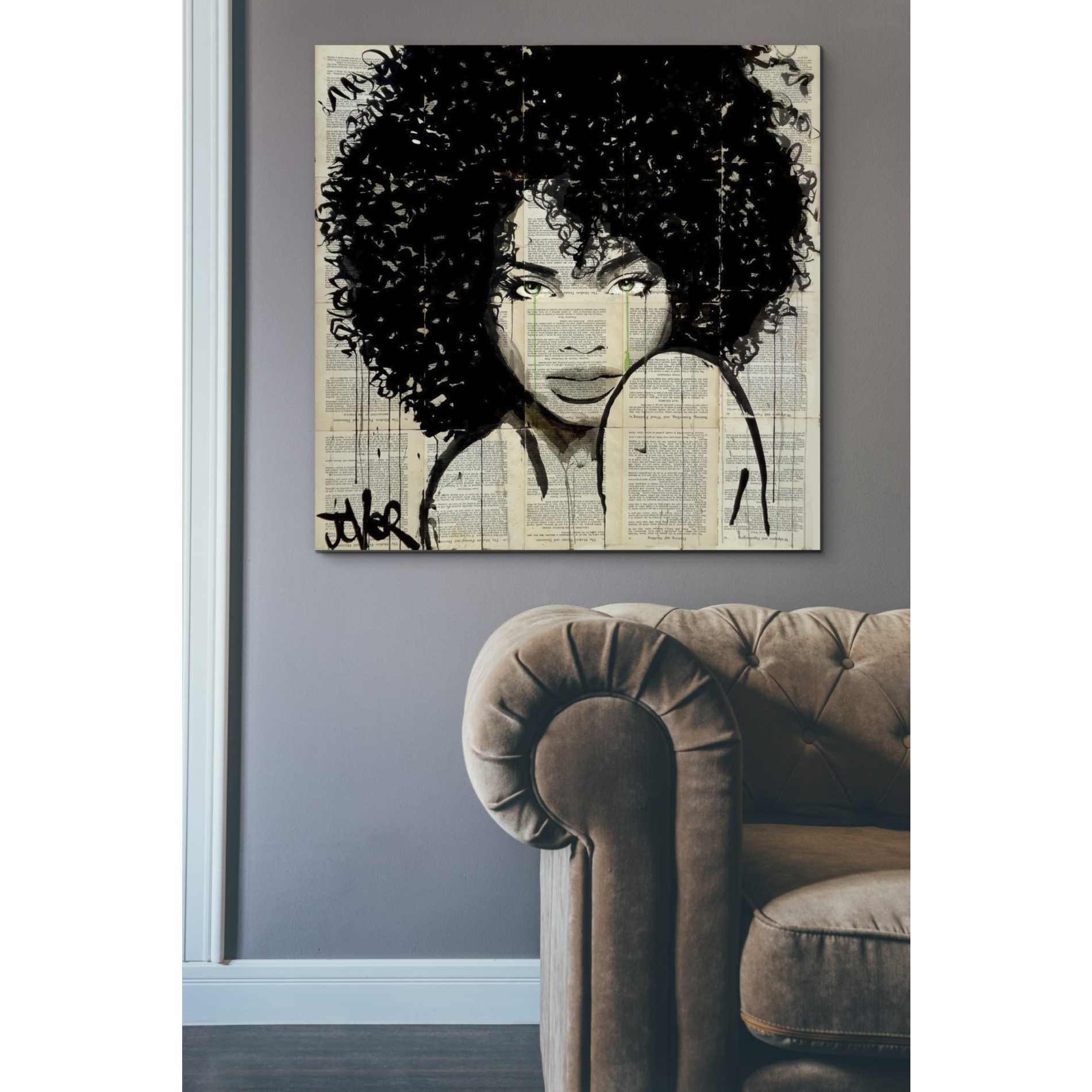 'Angel' by Loui Jover, Canvas Wall Art,37 x 37