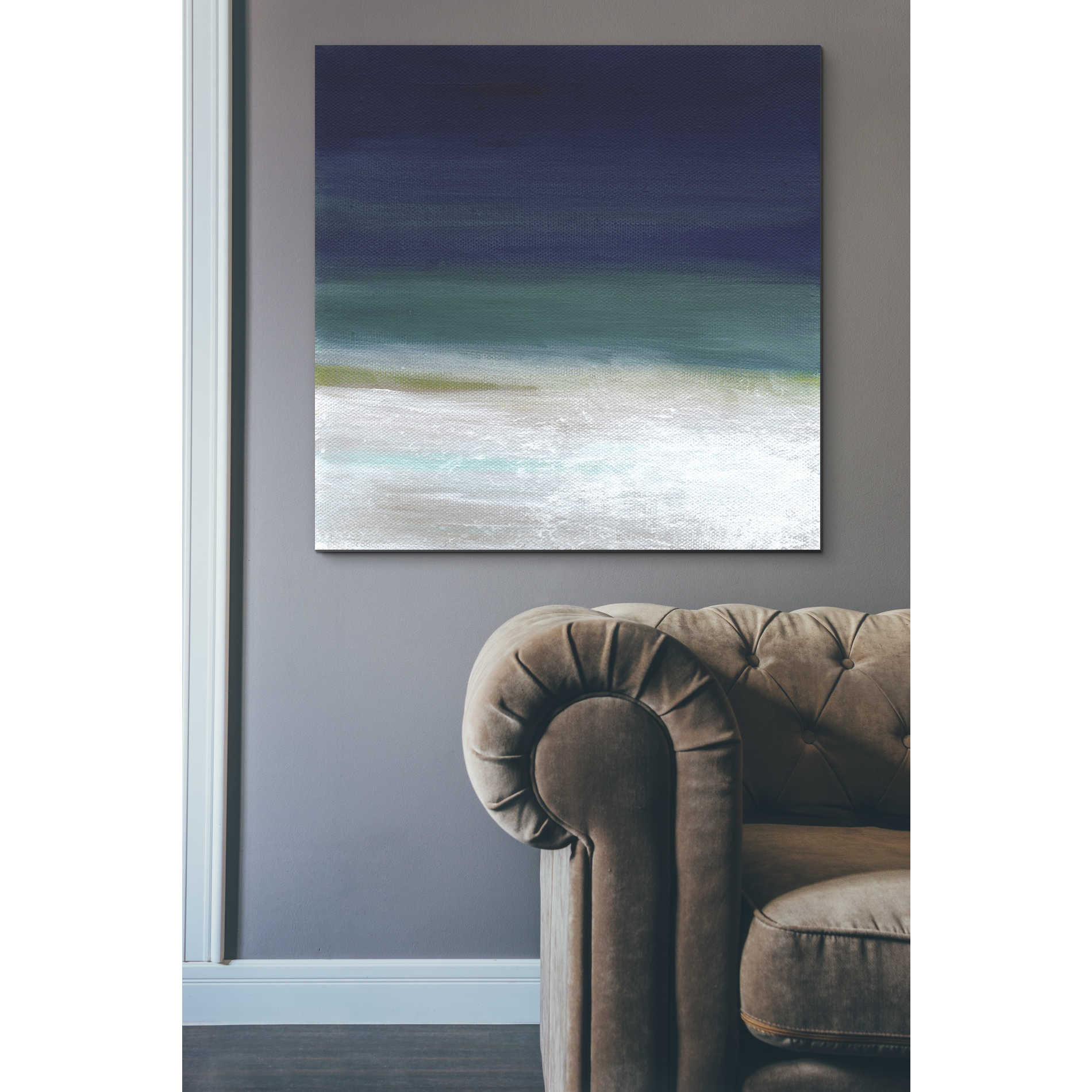 'Beach IV' by Linda Woods, Canvas Wall Art,37 x 37