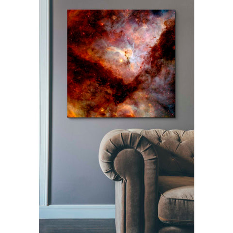 Image of 'Dark Nebulae' Hubble Space Telescope Canvas Wall Art,37 x 37