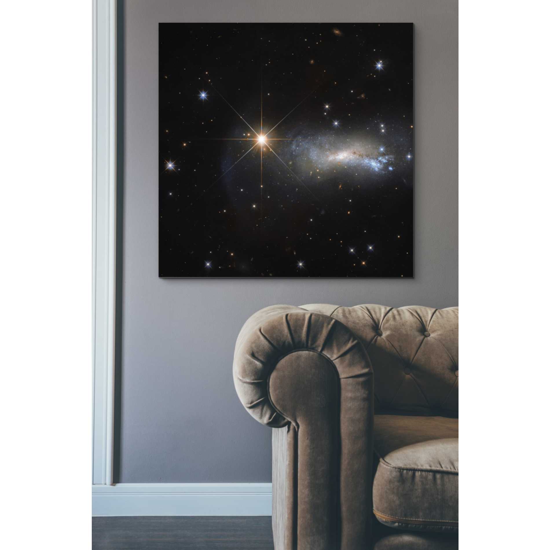 'Outshine' Hubble Space Telescope Canvas Wall Art,37 x 37