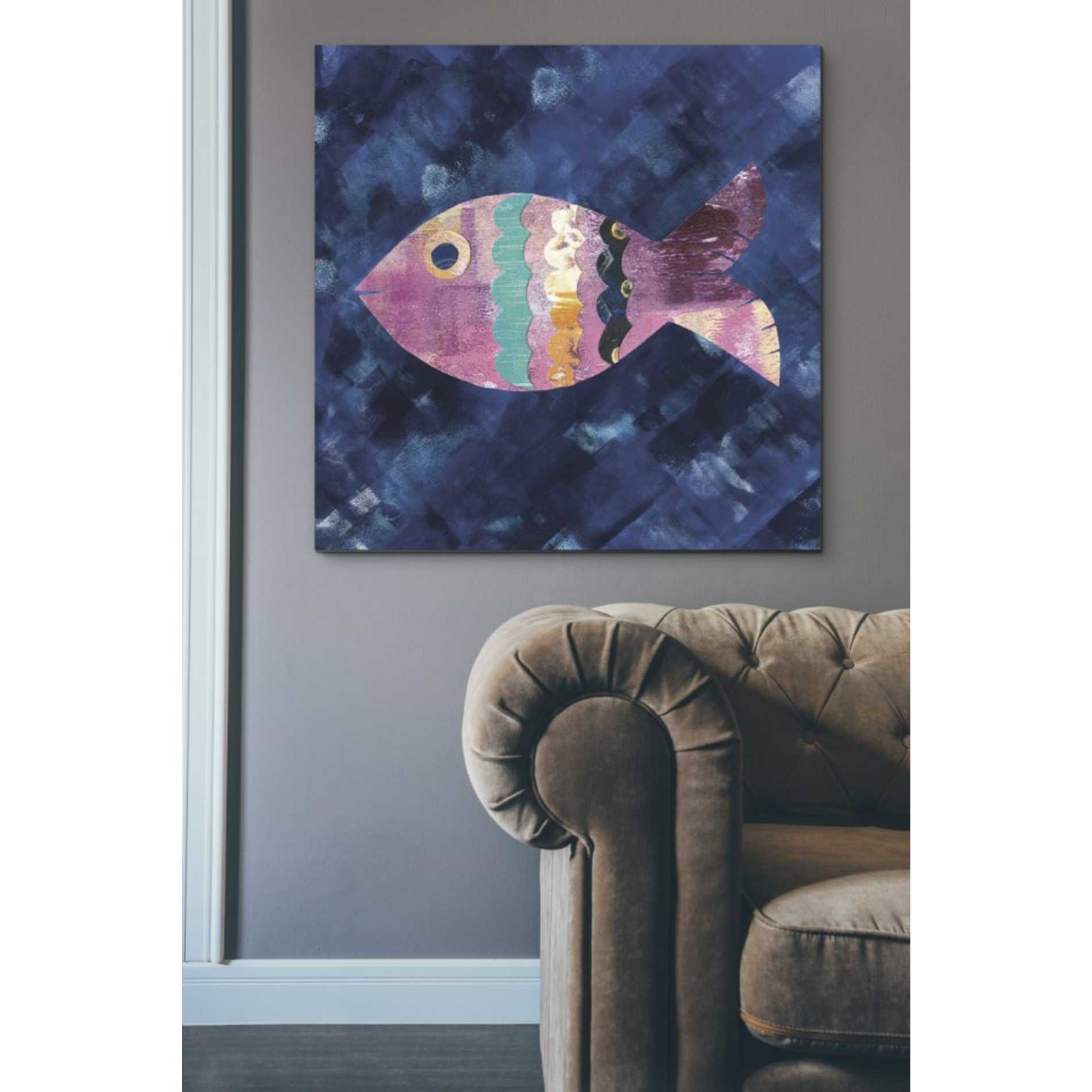 'Boho Reef III' by Wild Apple Portfolio, Canvas Wall Ar,37 x 37