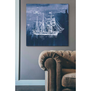 'Sailing Ships III' by Wild Apple Portfolio, Canvas Wall Art,37 x 37