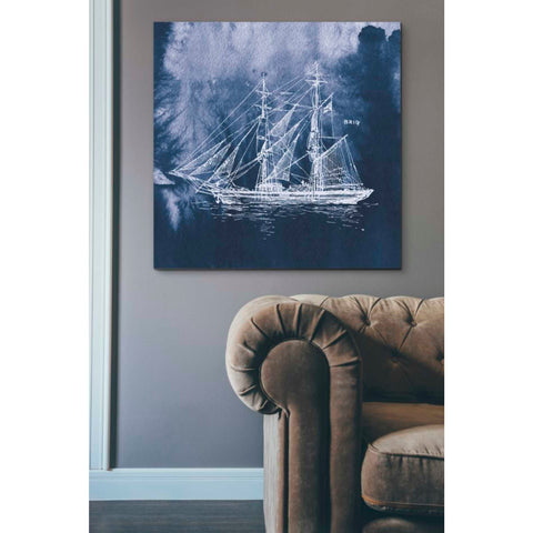 Image of 'Sailing Ships IV' by Wild Apple Portfolio, Canvas Wall Art,37 x 37