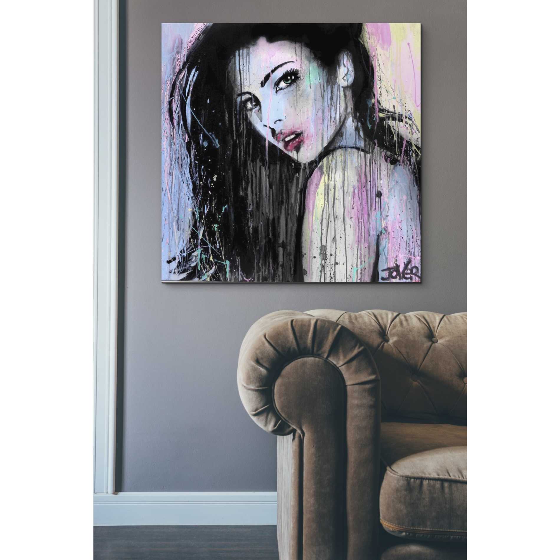 'Wild Orchid' by Loui Jover, Canvas Wall Art,37 x 37