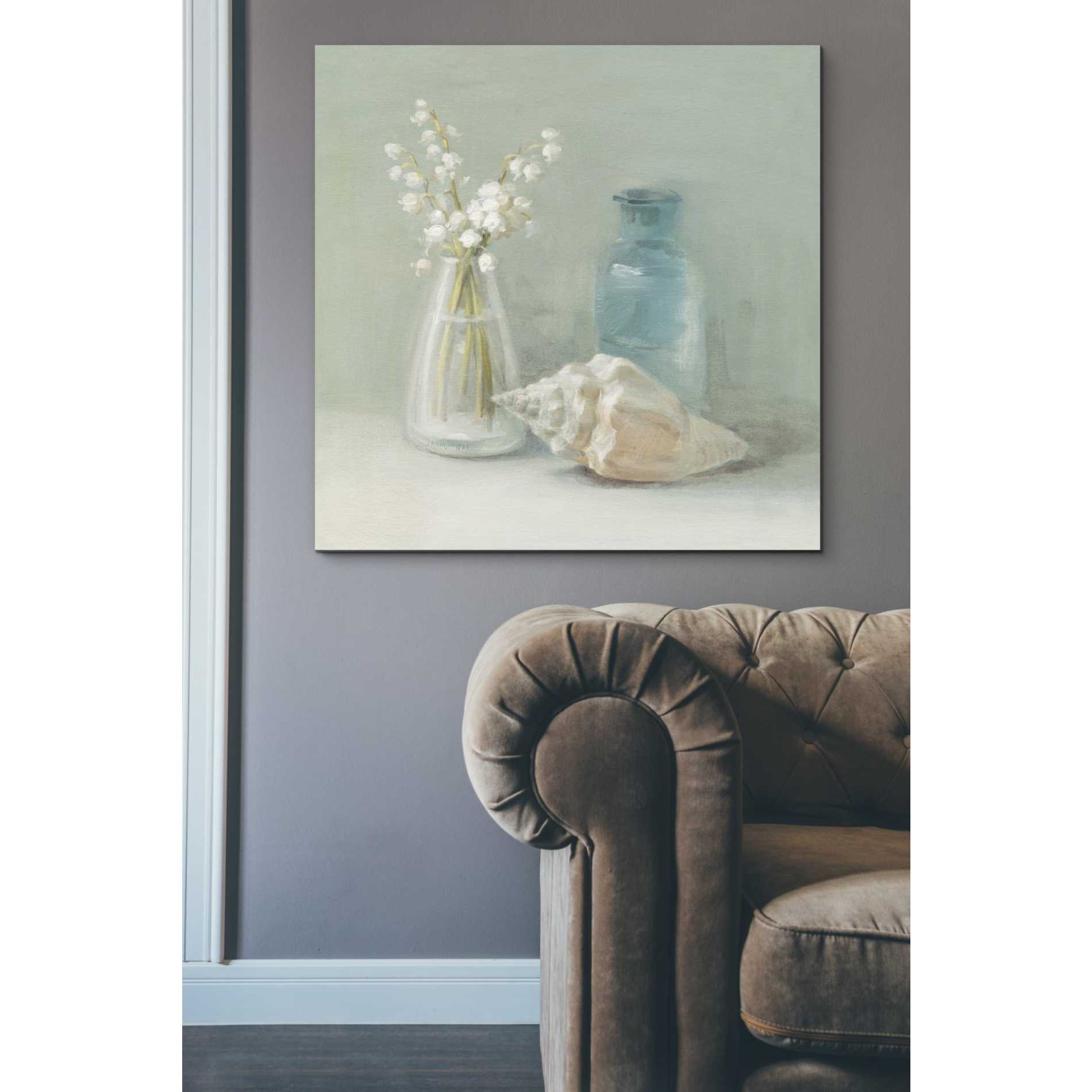 'Lily of the Valley Spa' by Danhui Nai, Canvas Wall Art,37 x 37