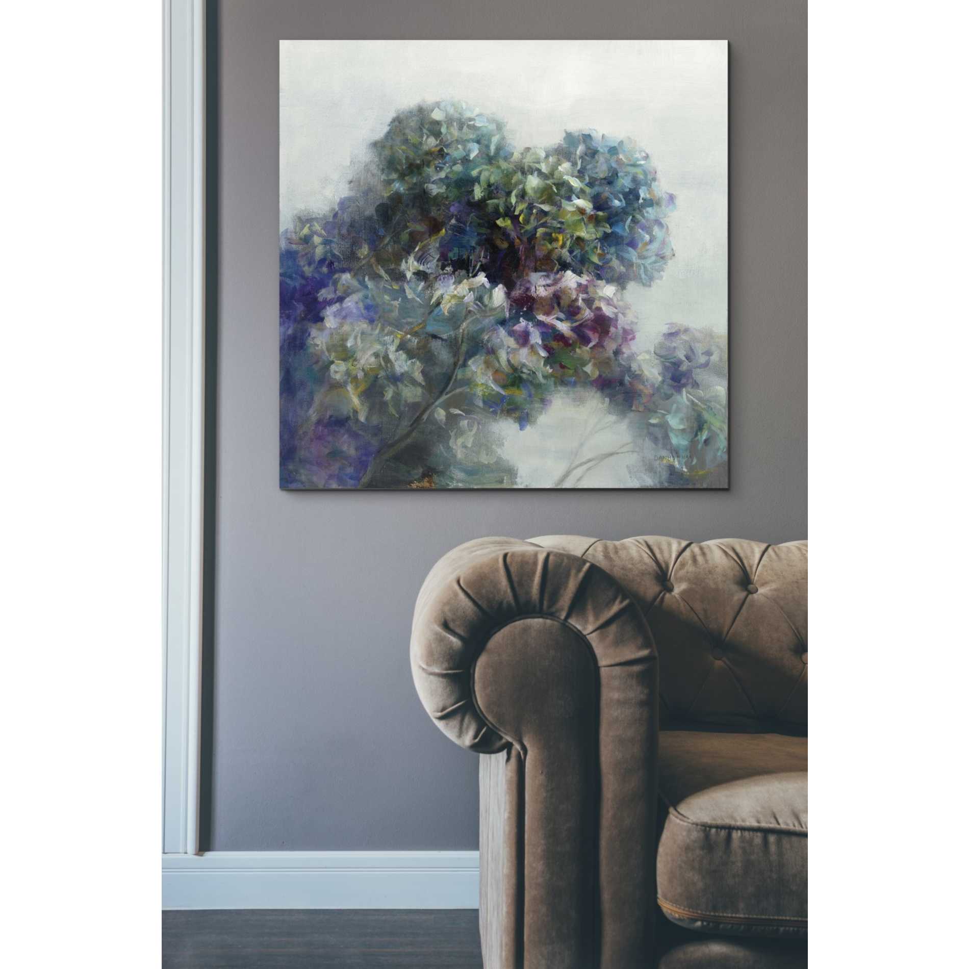 'Abstract Hydrangea' by Danhui Nai, Canvas Wall Art,37 x 37