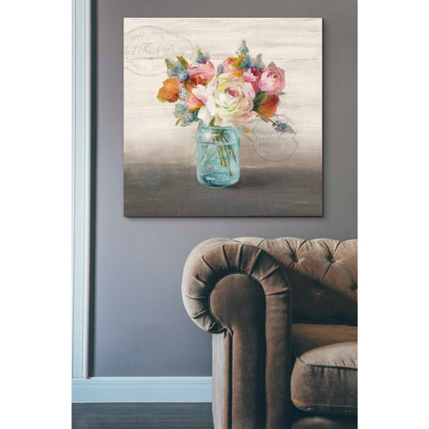 Image of 'French Cottage Bouquet II Mothers' by Danhui Nai, Canvas Wall Art,37 x 37