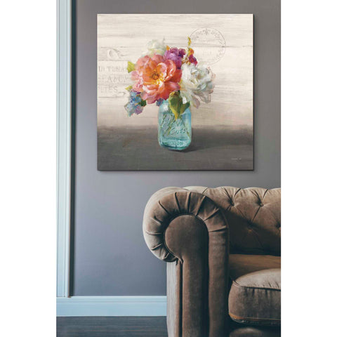 Image of 'French Cottage Bouquet I Mothers' by Danhui Nai, Canvas Wall Art,37 x 37