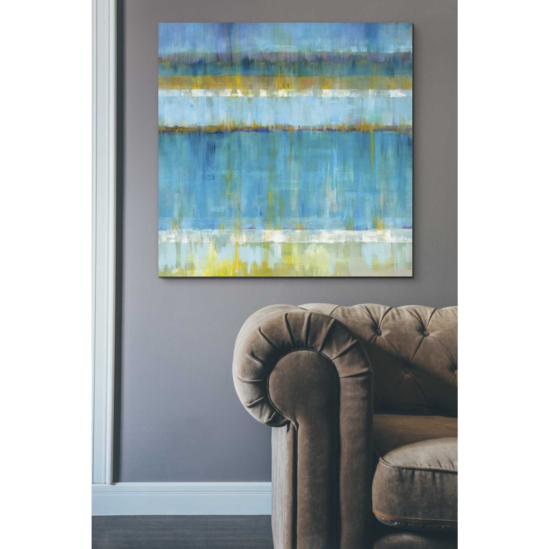 'Abstract Stripes' by Danhui Nai, Canvas Wall Art,37 x 37