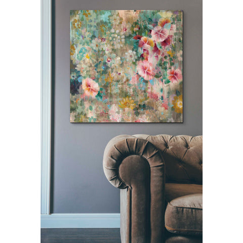 Image of 'Flower Shower' by Danhui Nai, Canvas Wall Art,37 x 37